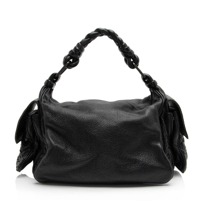 Luxury Bottega Veneta Cervo Cocker Satchel (SHF-wvkJeH)