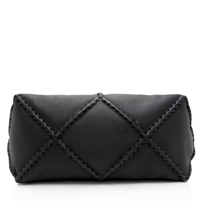 Luxury Bottega Veneta Cervo Leather Intrecciato Large Hobo (SHF-8mhiS8)