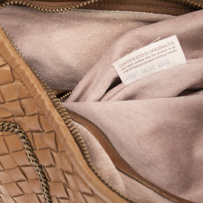 Bottega Veneta Chain-Link Accent Intrecciato Hobo