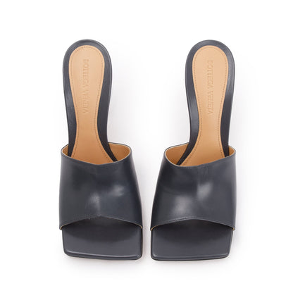 Bottega Veneta Grey Nappa Leather Stretch Mule, Size 36