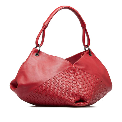 Luxury Bottega Veneta Intrecciato Aquilone Fortune Cookie Hobo (SHG-GLXHcA)