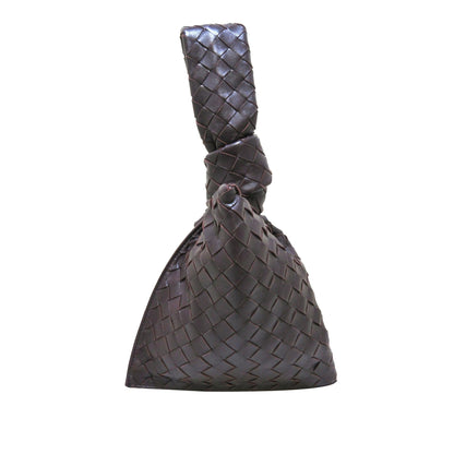 Luxury Bottega Veneta Intrecciato BV Twist Leather Clutch Bag (SHG-zHmBhn)