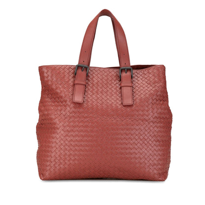 Luxury Bottega Veneta Intrecciato Belt Strap Tote Bag (SHG-dyfnpC)