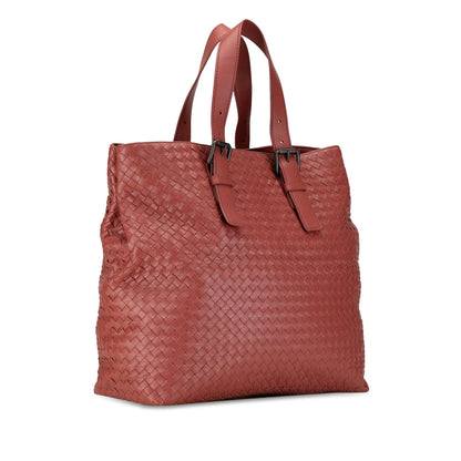 Luxury Bottega Veneta Intrecciato Belt Strap Tote Bag (SHG-dyfnpC)