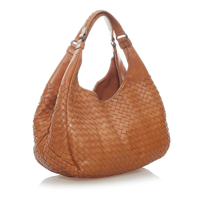 Luxury Bottega Veneta Intrecciato Campana Hobo Bag (SHG-32713)