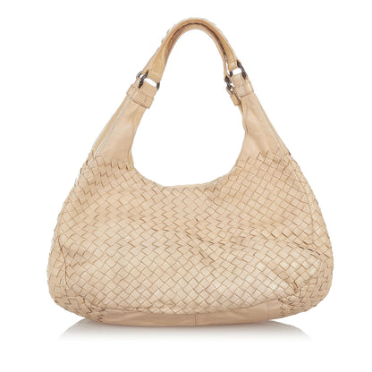 Luxury Bottega Veneta Intrecciato Campana Leather Hobo Bag (SHG-26810)
