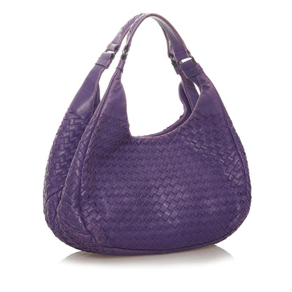 Luxury Bottega Veneta Intrecciato Campana Leather Hobo Bag (SHG-27416)