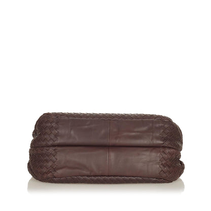 Luxury Bottega Veneta Intrecciato Campana Shoulder Bag (SHG-27142)