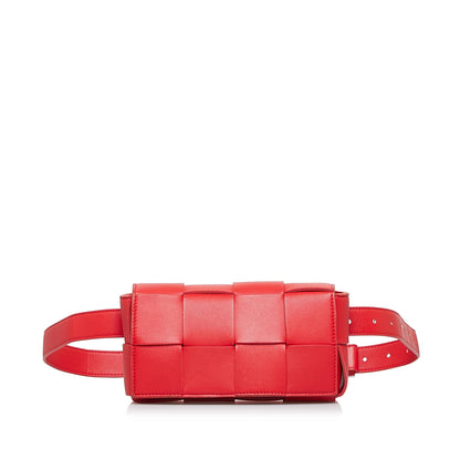 Luxury Bottega Veneta Intrecciato Cassette Belt Bag (SHG-fAaZXa)