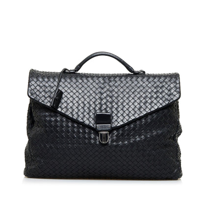 Luxury Bottega Veneta Intrecciato Envelope Briefcase (SHG-U1EOWd)