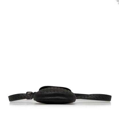 Luxury Bottega Veneta Intrecciato Flap Belt Bag (SHG-kTLVHx)