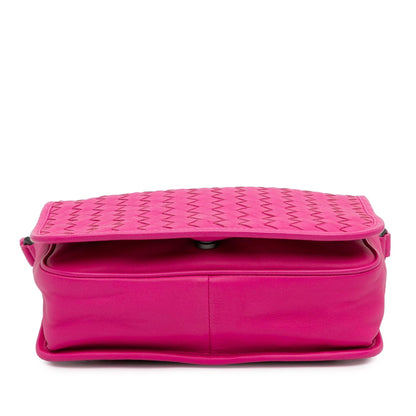 Luxury Bottega Veneta Intrecciato Flap Crossbody (SHG-gjb59x)