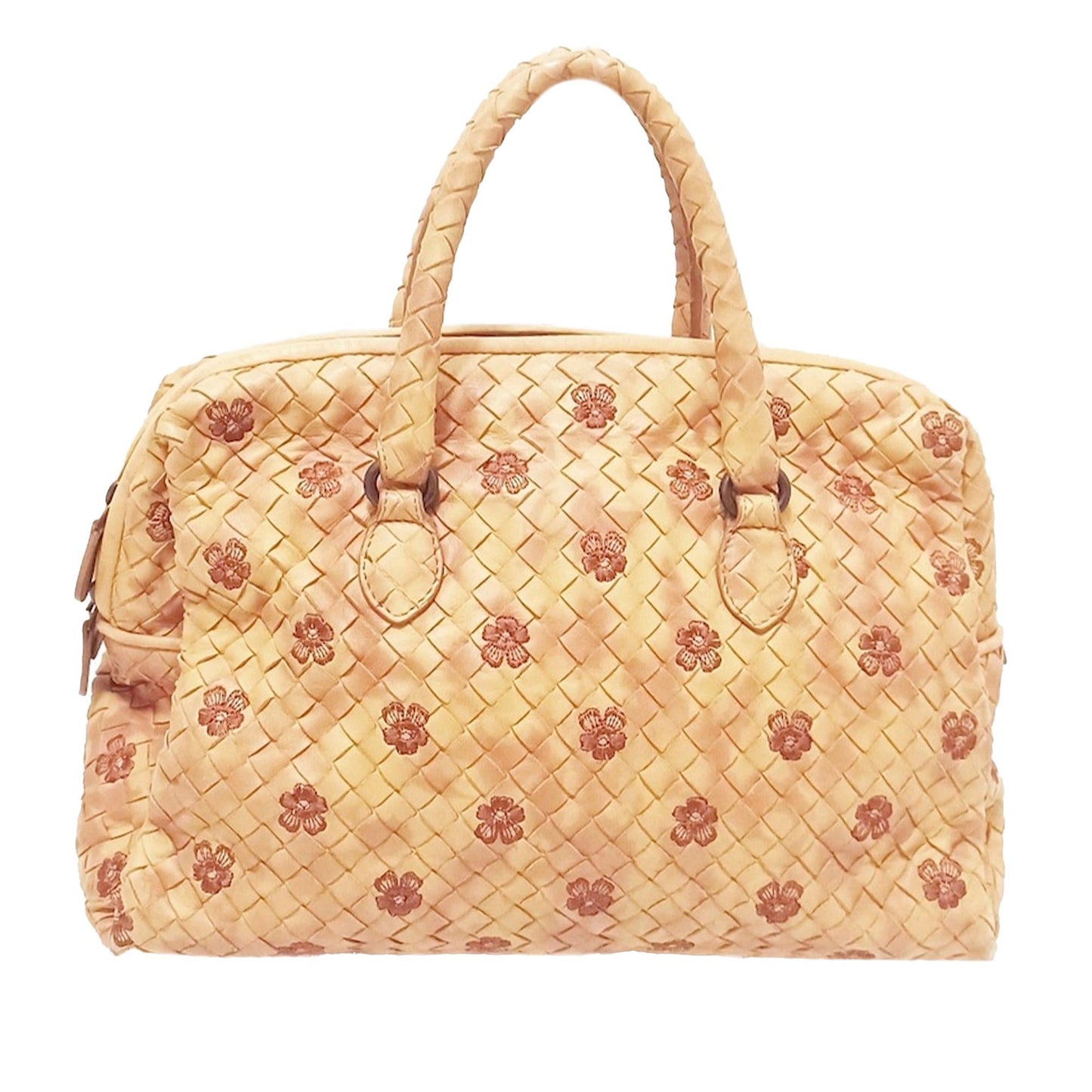 Luxury Bottega Veneta Intrecciato Flower Boston (SHG-ijw1jM)
