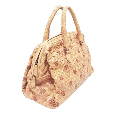 Luxury Bottega Veneta Intrecciato Flower Boston (SHG-ijw1jM)