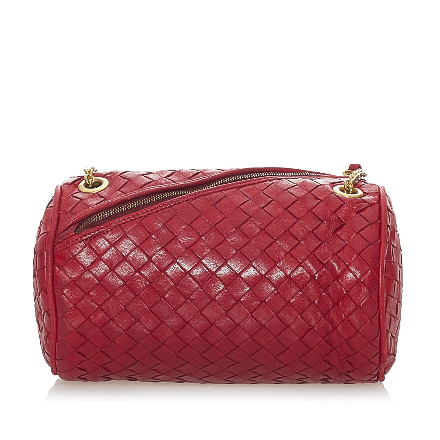 Luxury Bottega Veneta Intrecciato Leather Chain Crossbody Bag (SHG-28133)