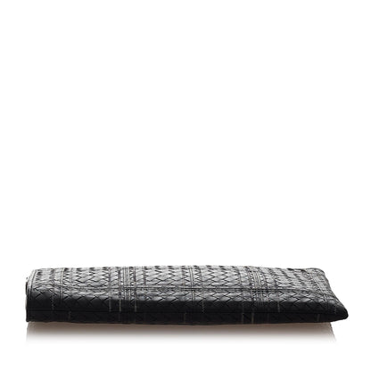 Luxury Bottega Veneta Intrecciato Leather Clutch Bag (SHG-27403)