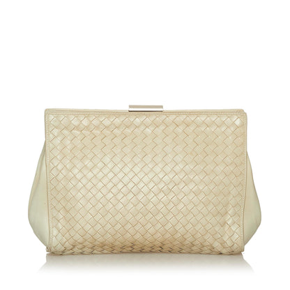 Luxury Bottega Veneta Intrecciato Leather Clutch Bag (SHG-29056)