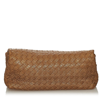 Luxury Bottega Veneta Intrecciato Leather Clutch Bag (SHG-29074)