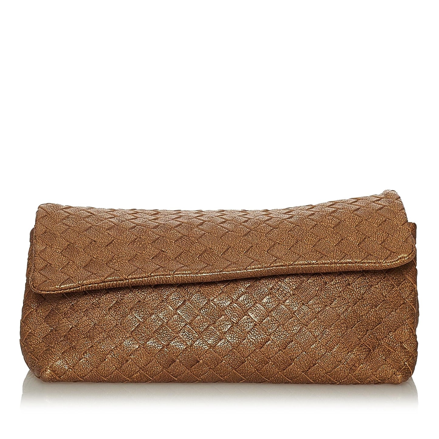 Luxury Bottega Veneta Intrecciato Leather Clutch Bag (SHG-29074)