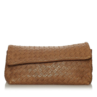 Luxury Bottega Veneta Intrecciato Leather Clutch Bag (SHG-29074)
