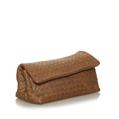 Luxury Bottega Veneta Intrecciato Leather Clutch Bag (SHG-29074)