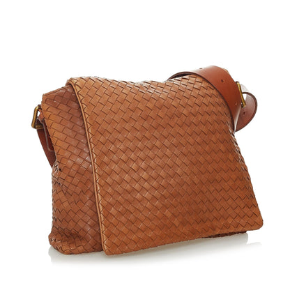 Luxury Bottega Veneta Intrecciato Leather Crossbody Bag (SHG-28321)