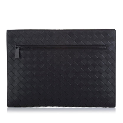 Luxury Bottega Veneta Intrecciato Leather Document Case (SHG-35974)
