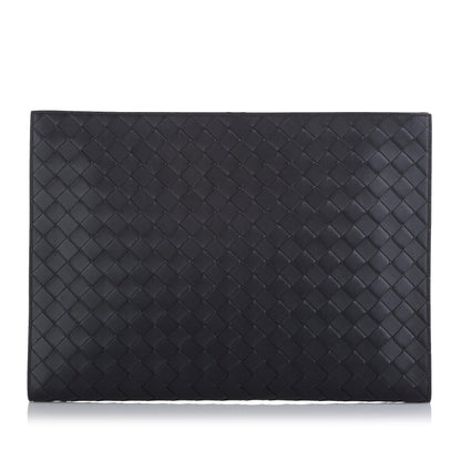 Luxury Bottega Veneta Intrecciato Leather Document Case (SHG-35974)