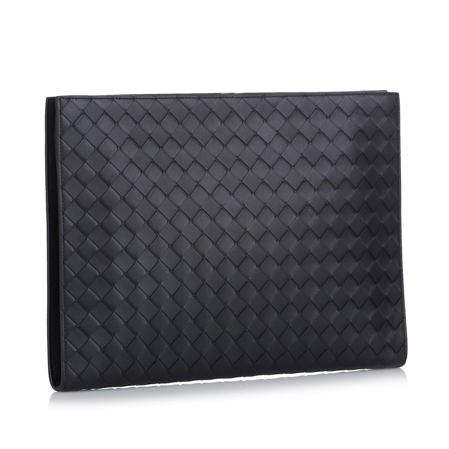 Luxury Bottega Veneta Intrecciato Leather Document Case (SHG-35974)