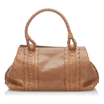 Luxury Bottega Veneta Intrecciato Leather Handbag (SHG-18825)