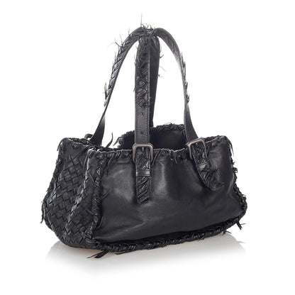 Luxury Bottega Veneta Intrecciato Leather Handbag (SHG-27217)