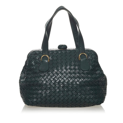 Luxury Bottega Veneta Intrecciato Leather Handbag (SHG-28135)