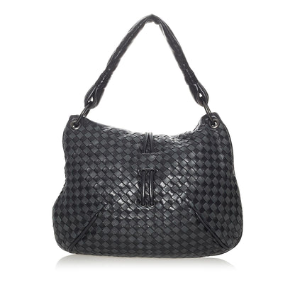 Luxury Bottega Veneta Intrecciato Leather Handbag (SHG-28139)