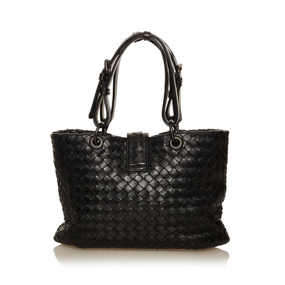 Luxury Bottega Veneta Intrecciato Leather Handbag (SHG-29480)