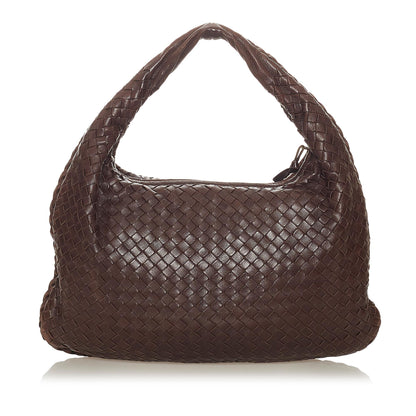 Luxury Bottega Veneta Intrecciato Leather Hobo Bag (SHG-27381)