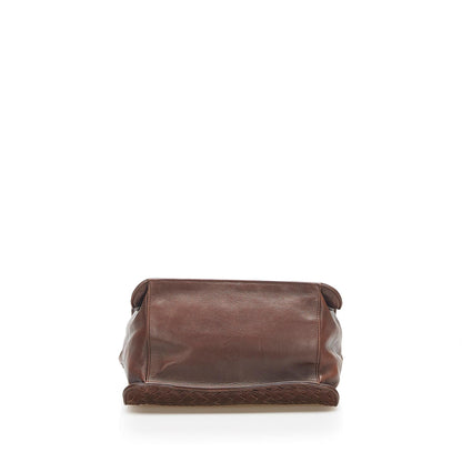 Luxury Bottega Veneta Intrecciato Leather Shoulder Bag (SHG-16999)