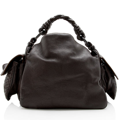 Luxury Bottega Veneta Intrecciato Leather Shoulder Bag (SHF-14344)