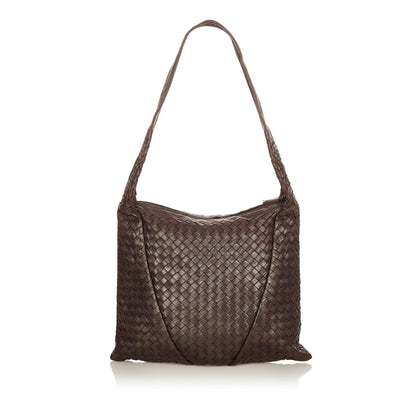 Luxury Bottega Veneta Intrecciato Leather Shoulder Bag (SHG-24879)