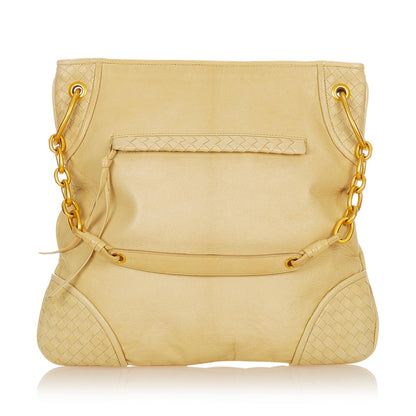 Luxury Bottega Veneta Intrecciato Leather Shoulder Bag (SHG-24944)