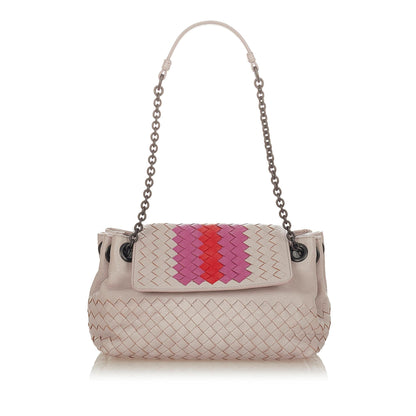 Luxury Bottega Veneta Intrecciato Leather Shoulder Bag (SHG-26303)