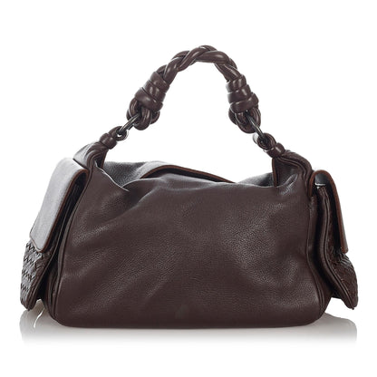 Luxury Bottega Veneta Intrecciato Leather Shoulder Bag (SHG-26813)