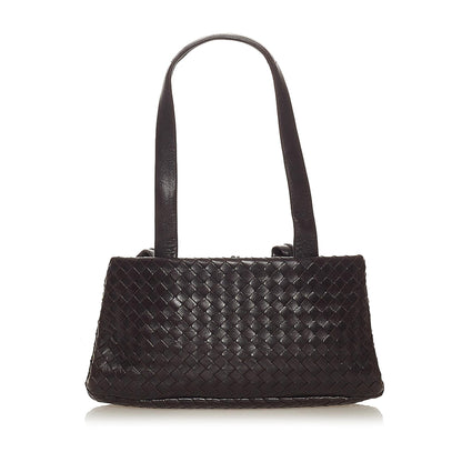 Luxury Bottega Veneta Intrecciato Leather Shoulder Bag (SHG-27523)