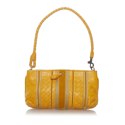 Luxury Bottega Veneta Intrecciato Leather Shoulder Bag (SHG-27650)