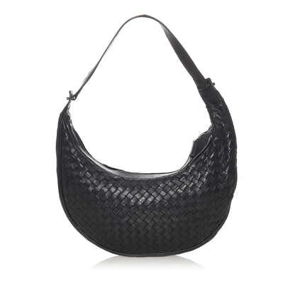 Luxury Bottega Veneta Intrecciato Leather Shoulder Bag (SHG-28130)