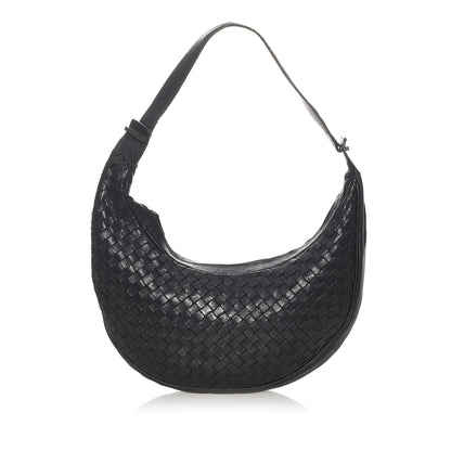 Luxury Bottega Veneta Intrecciato Leather Shoulder Bag (SHG-28130)