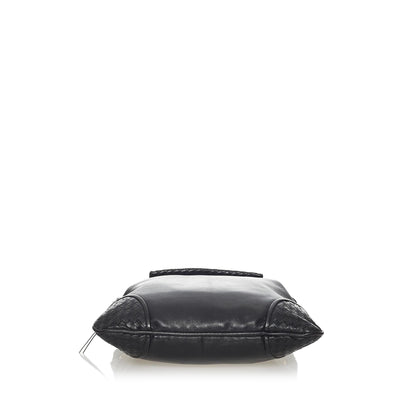 Luxury Bottega Veneta Intrecciato Leather Shoulder Bag (SHG-28132)
