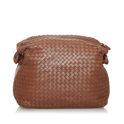 Luxury Bottega Veneta Intrecciato Leather Shoulder Bag (SHG-31180)