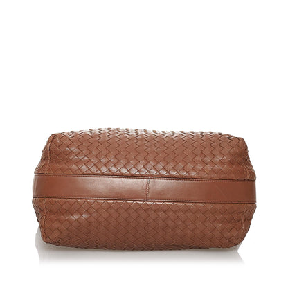 Luxury Bottega Veneta Intrecciato Leather Shoulder Bag (SHG-31180)