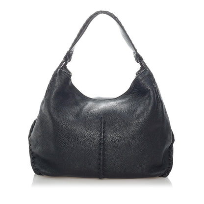 Luxury Bottega Veneta Intrecciato Leather Shoulder Bag (SHG-31357)