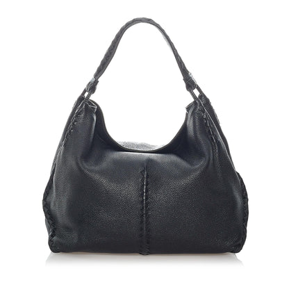 Luxury Bottega Veneta Intrecciato Leather Shoulder Bag (SHG-31357)